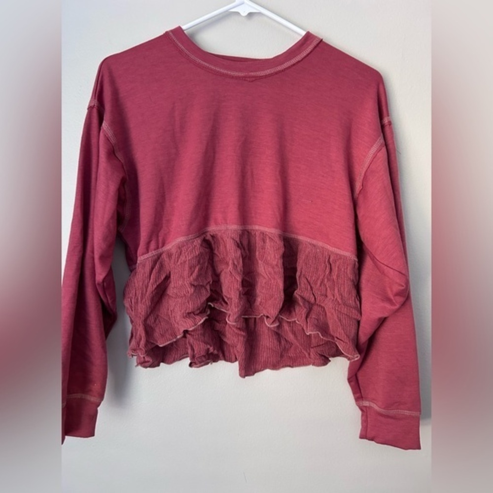 Altar'd‎ State Dusty Rose Long Sleeve Top